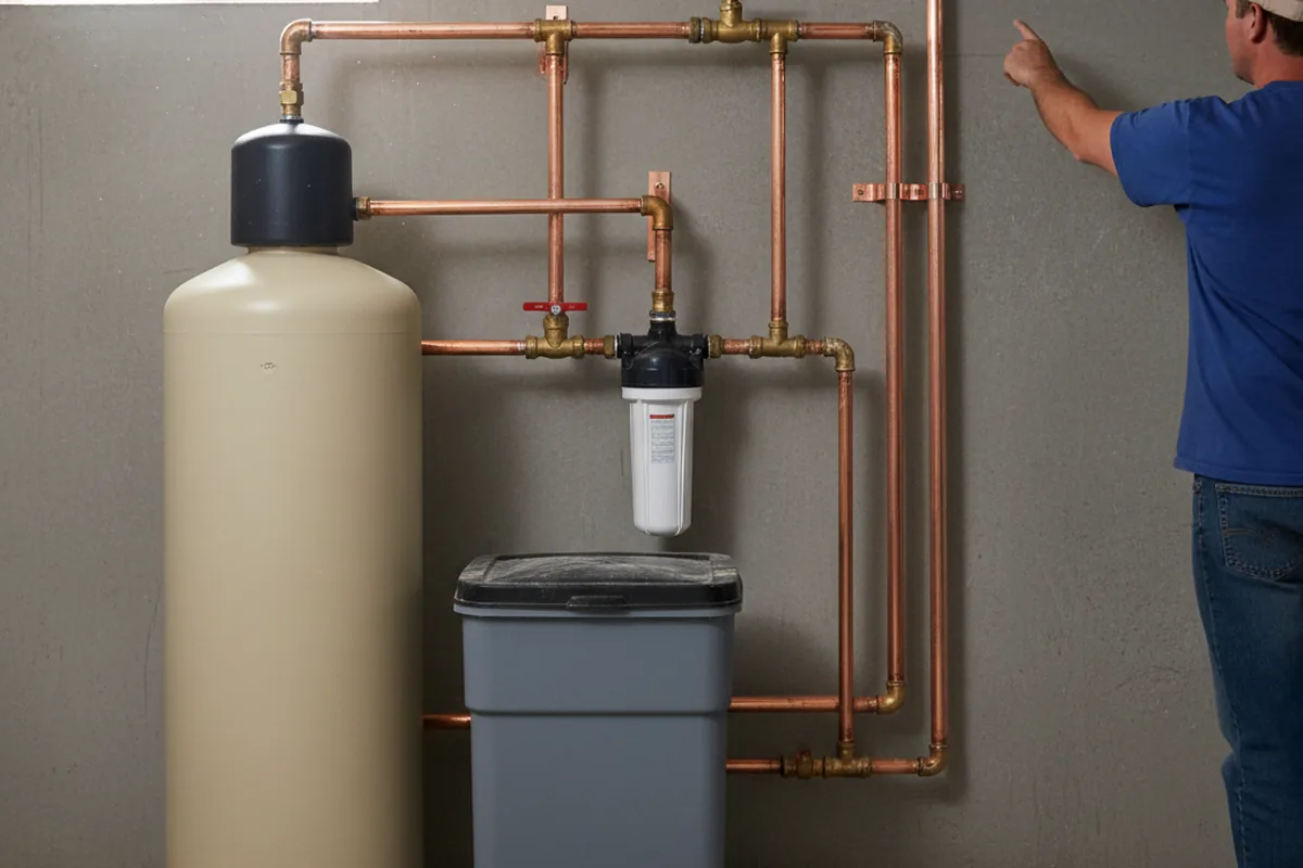Whole-house water treatment system installed in Carlstadt